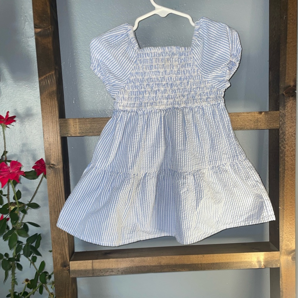 Old Navy Striped Blue Dress Toddler girls